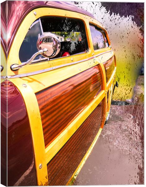 Load Your Board in the Woody Canvas Print by Judy Hall-Folde