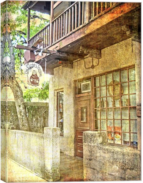 Old Town St. Augustine Canvas Print by Judy Hall-Folde