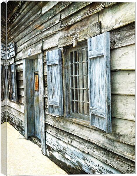 Old and Weathered Canvas Print by Judy Hall-Folde