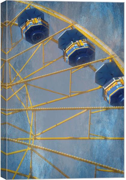 Sky Buckets Canvas Print by Judy Hall-Folde