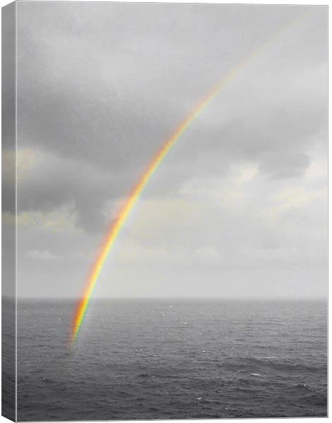 Rainbow Canvas Print by Judy Hall-Folde