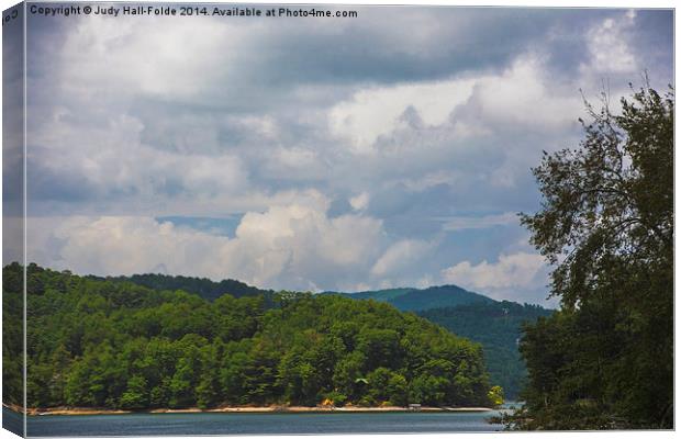  Glenview Lakeview Canvas Print by Judy Hall-Folde