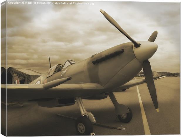 Spitfire Canvas Print by P H