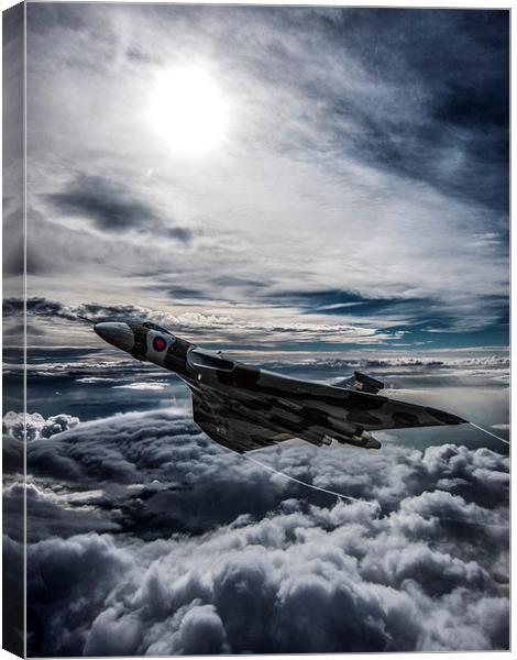 Vulcan Bomber Canvas Print by P H