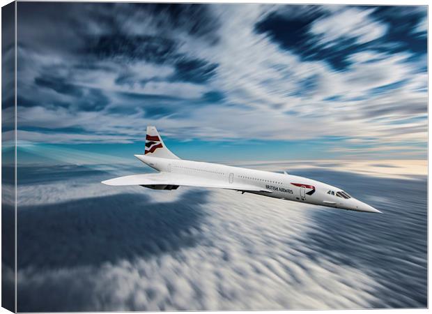 Concorde Canvas Print by P H