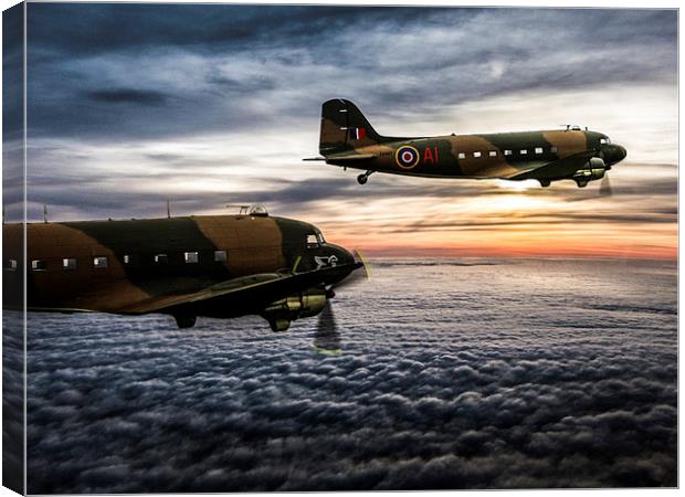 C-47 Dakota Canvas Print by P H