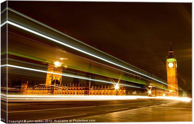 Houses of Parliament Canvas Print by john walker