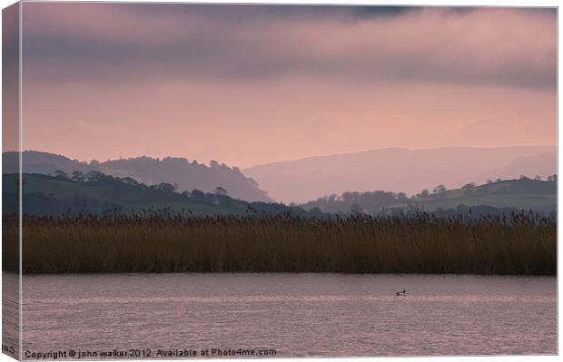 Conway RSPB Reserve Canvas Print by john walker