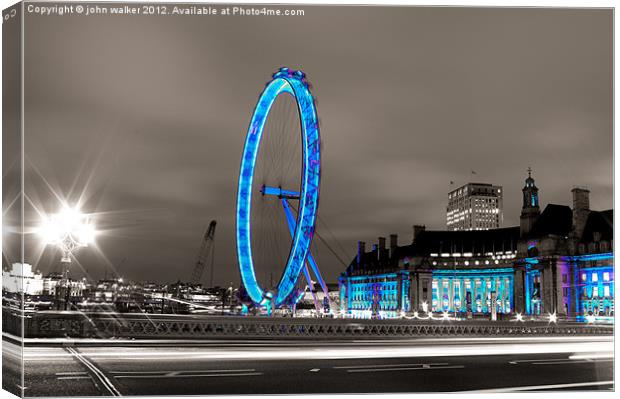 London Eye Canvas Print by john walker