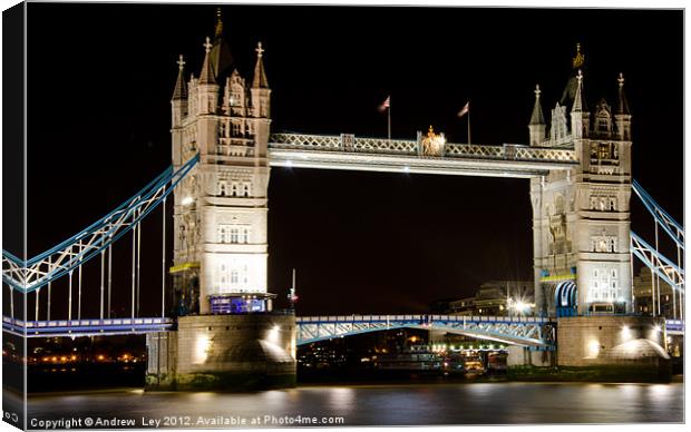 Tower Bridge London Canvas Print by Andrew Ley