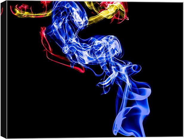 Smoke Art Canvas Print by Andrew Ley