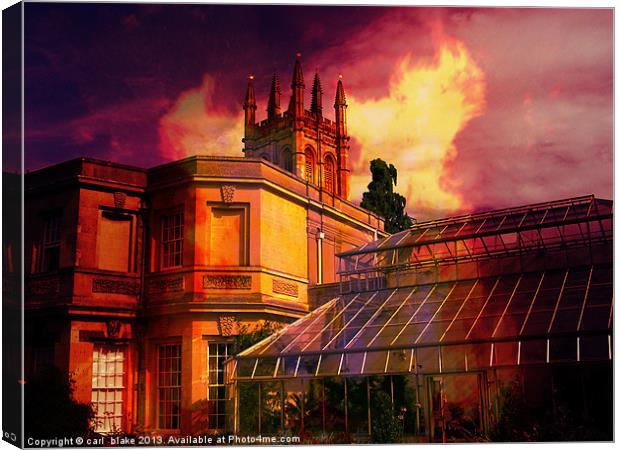 oxford blitz Canvas Print by carl blake