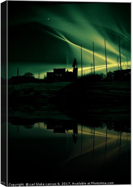 northern lights Canvas Print by carl blake