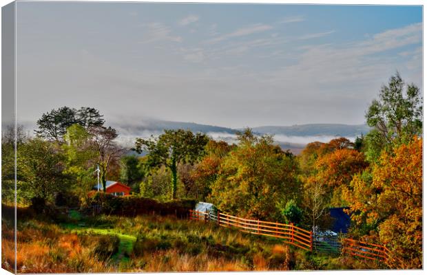 the little house Canvas Print by carl blake