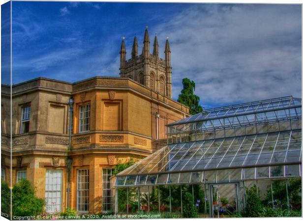 botanical gardens oxford Canvas Print by carl blake