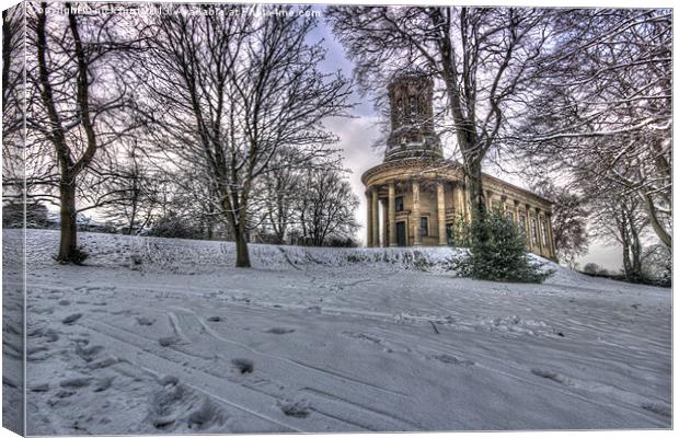 United Reformed Church, Saltaire Canvas Print by nick hirst