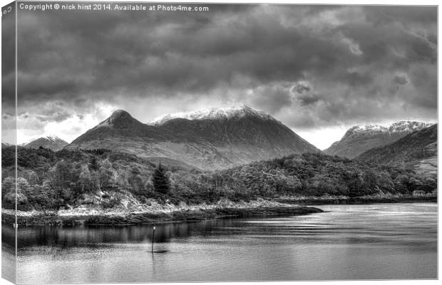Pap of Glencoe Canvas Print by nick hirst