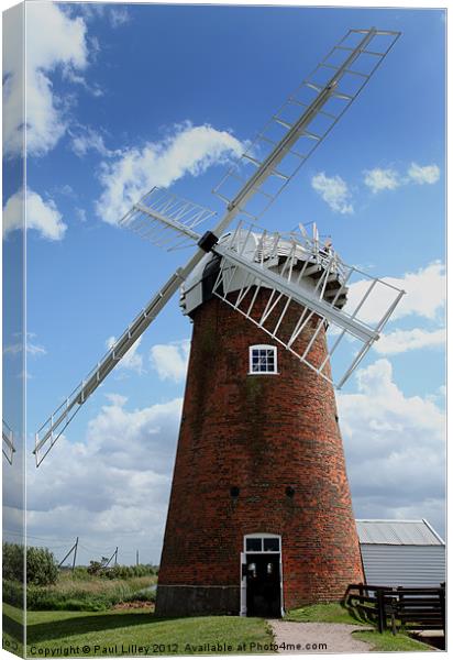 Horsey Windpump/Wind Mill,Horsey,Norfolk,UK Canvas Print by Digitalshot Photography