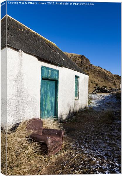 Fisherman's Rest aka Waiting for Summer Canvas Print by Matthew Bruce