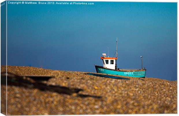Waiting for the tide Canvas Print by Matthew Bruce