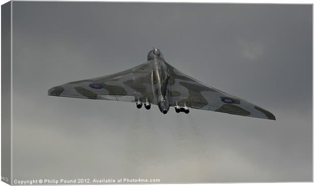 Avro Vulcan Bomber Airplane Canvas Print by Philip Pound