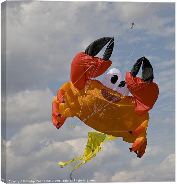 Giant Crab Kite Canvas Print by Philip Pound