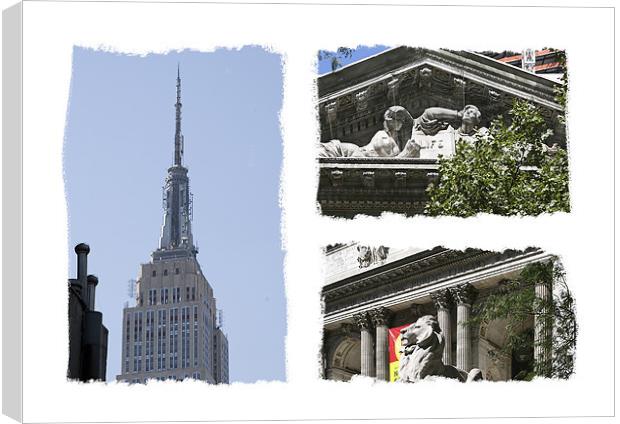 New York Public Library USA Canvas Print by Philip Pound