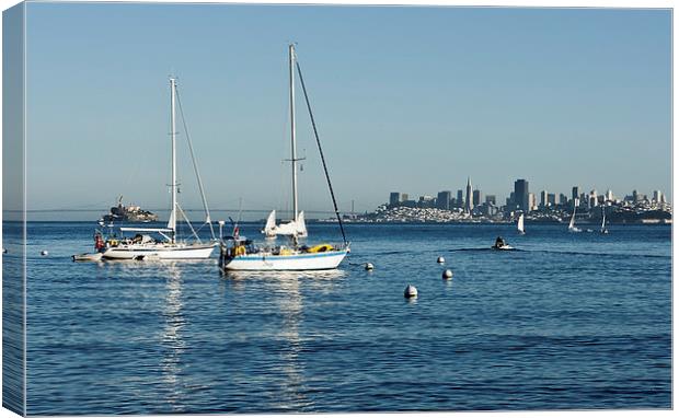 San Francisco Skyline Canvas Print by Philip Pound