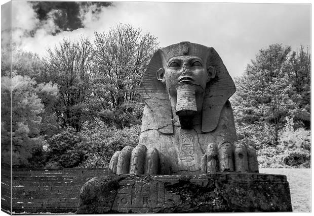 Sphinx at Crystal Palace Park Canvas Print by Philip Pound