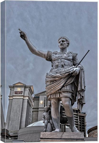 Caesars Palace Las Vegas USA Canvas Print by Philip Pound