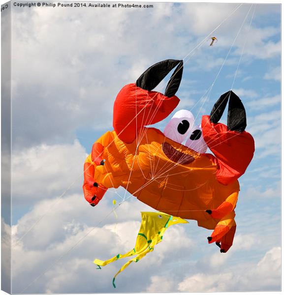  Crab Giant Kite in the Sky at the Blackheath Kite Canvas Print by Philip Pound