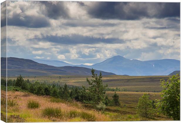  Highland landscape Canvas Print by Derek Corner