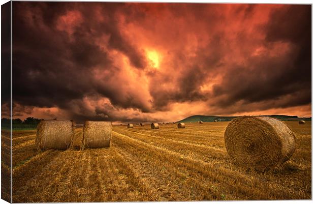 Foreboding sky Canvas Print by mark leader