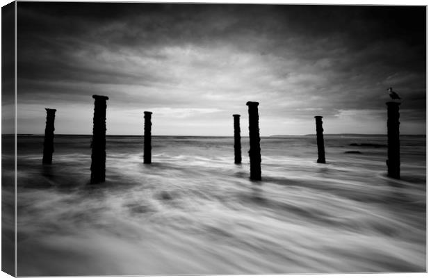 Westward Ho! Pier Canvas Print by mark leader