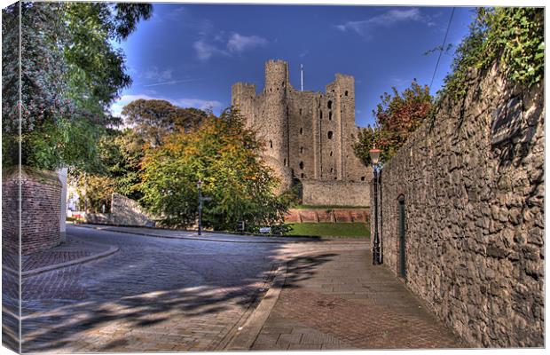 Rochester Castle Canvas Print by Brian Fuller