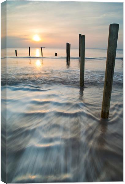 Subtle sunset Canvas Print by mike Davies
