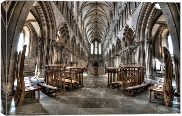  The Cathedral Canvas Print by mike Davies