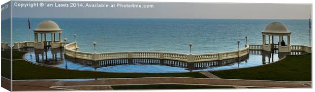 Bexhill Seafront After The Rain Canvas Print by Ian Lewis