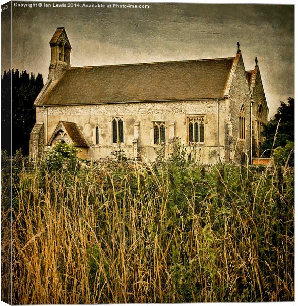 The church at South Moreton Canvas Print by Ian Lewis