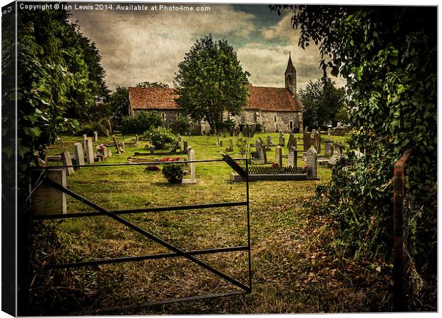 St Mary the Virgin Ipsden Canvas Print by Ian Lewis