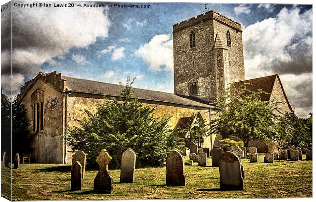  Church of St Mary Cholsey Canvas Print by Ian Lewis