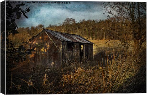  Abandoned Farm Building Canvas Print by Ian Lewis