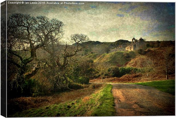  An Anglesey Lane Canvas Print by Ian Lewis