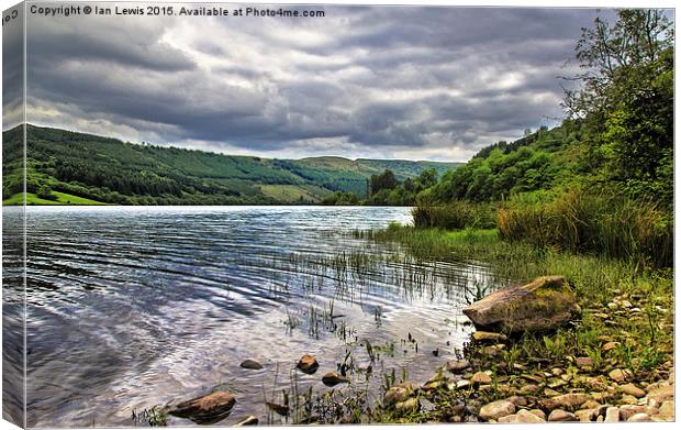Talybont Reservoir Powys Canvas Print by Ian Lewis