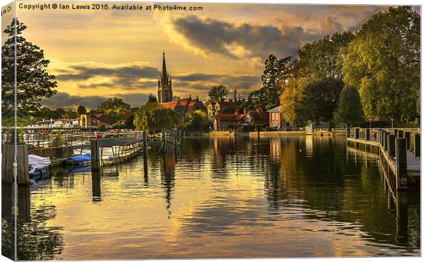 Marlow Late Afternoon Canvas Print by Ian Lewis