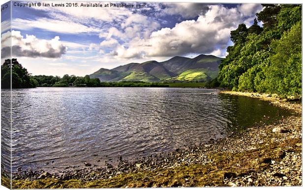  From Friars Crag Derwentwater Canvas Print by Ian Lewis
