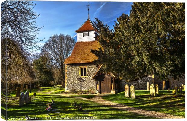 Sulhamstead Abbots Church of St Mary Canvas Print by Ian Lewis