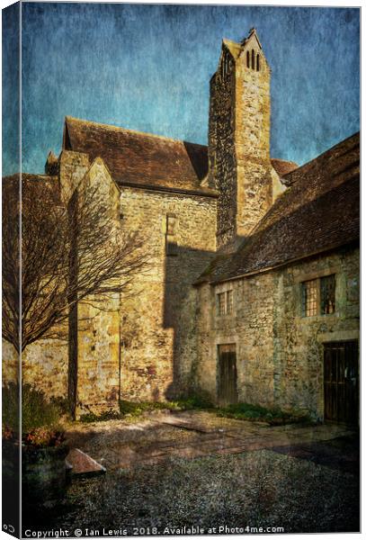Abingdon Abbey Canvas Print by Ian Lewis