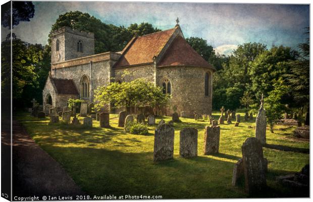 St Peter and St Paul Checkendon Canvas Print by Ian Lewis