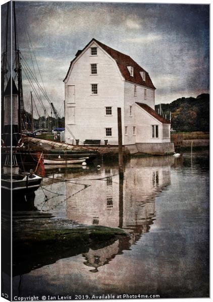 Woodbridge Tide Mill Canvas Print by Ian Lewis